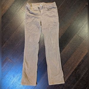 Loft brand, women's corduroy tan pants, Size 4, boot cut